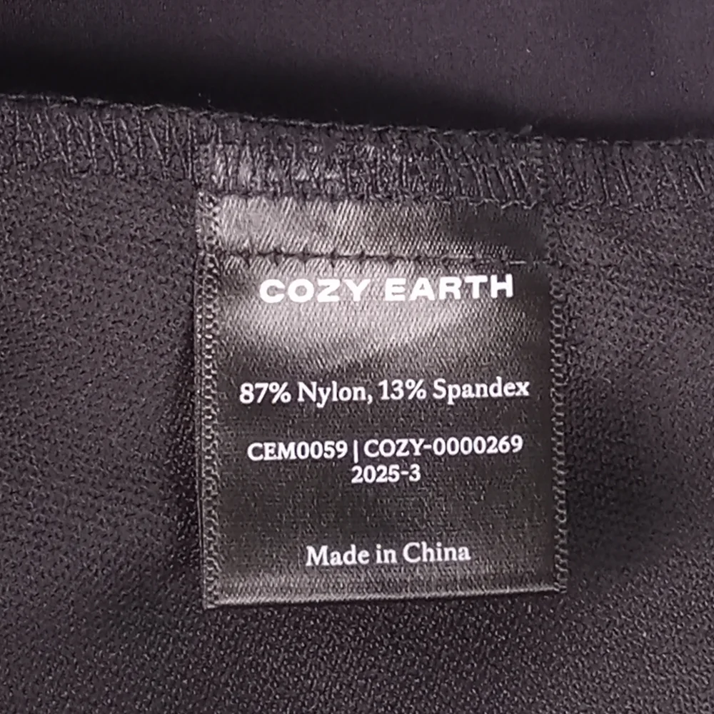 Cozy Earth Everywhere Pants Men's 38x32 Performance Chino Black Business Casual